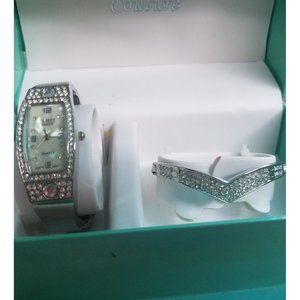 Figaro Quartz Watch Bracelet Box Set